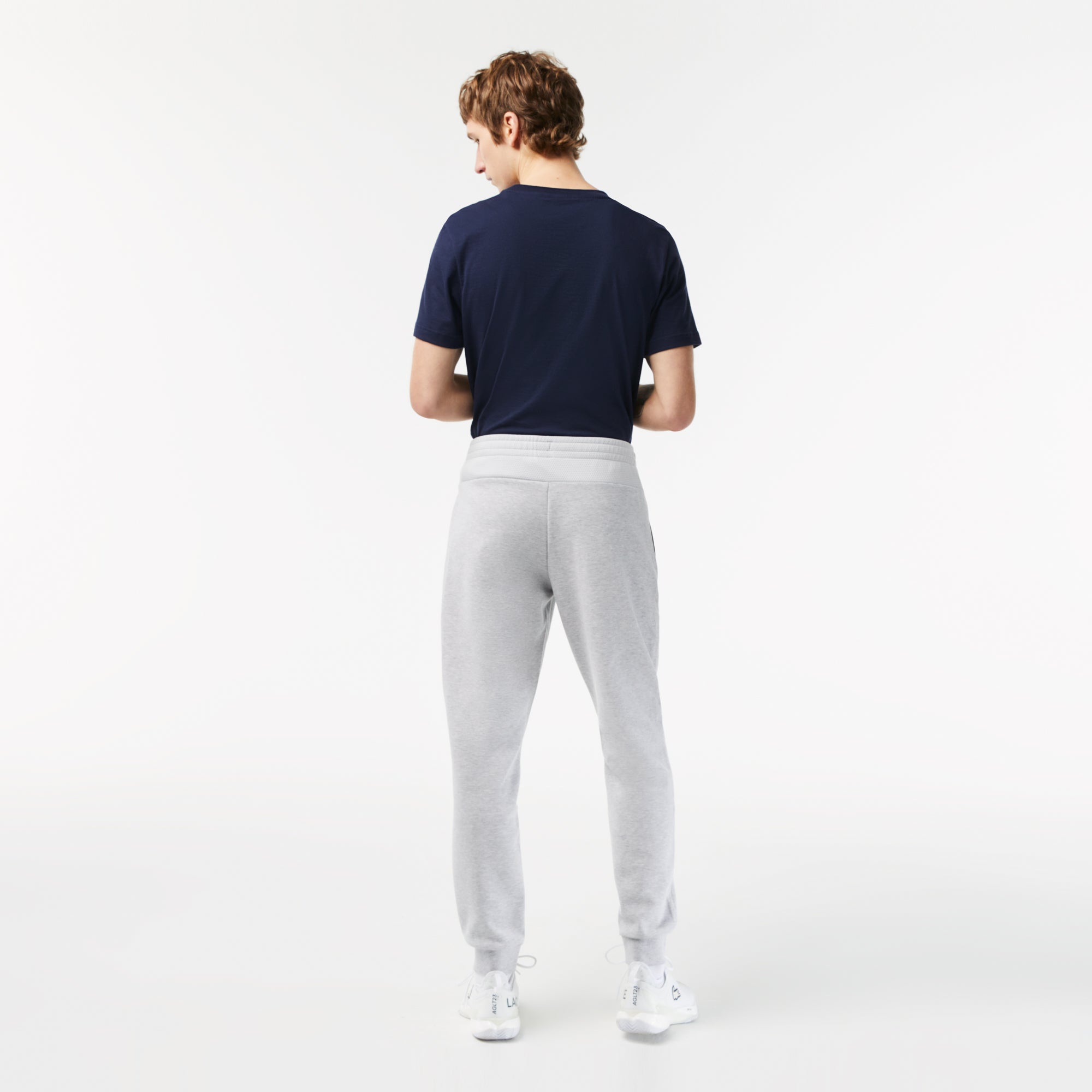 Lacoste trainingsbroek heren met mesh panelen