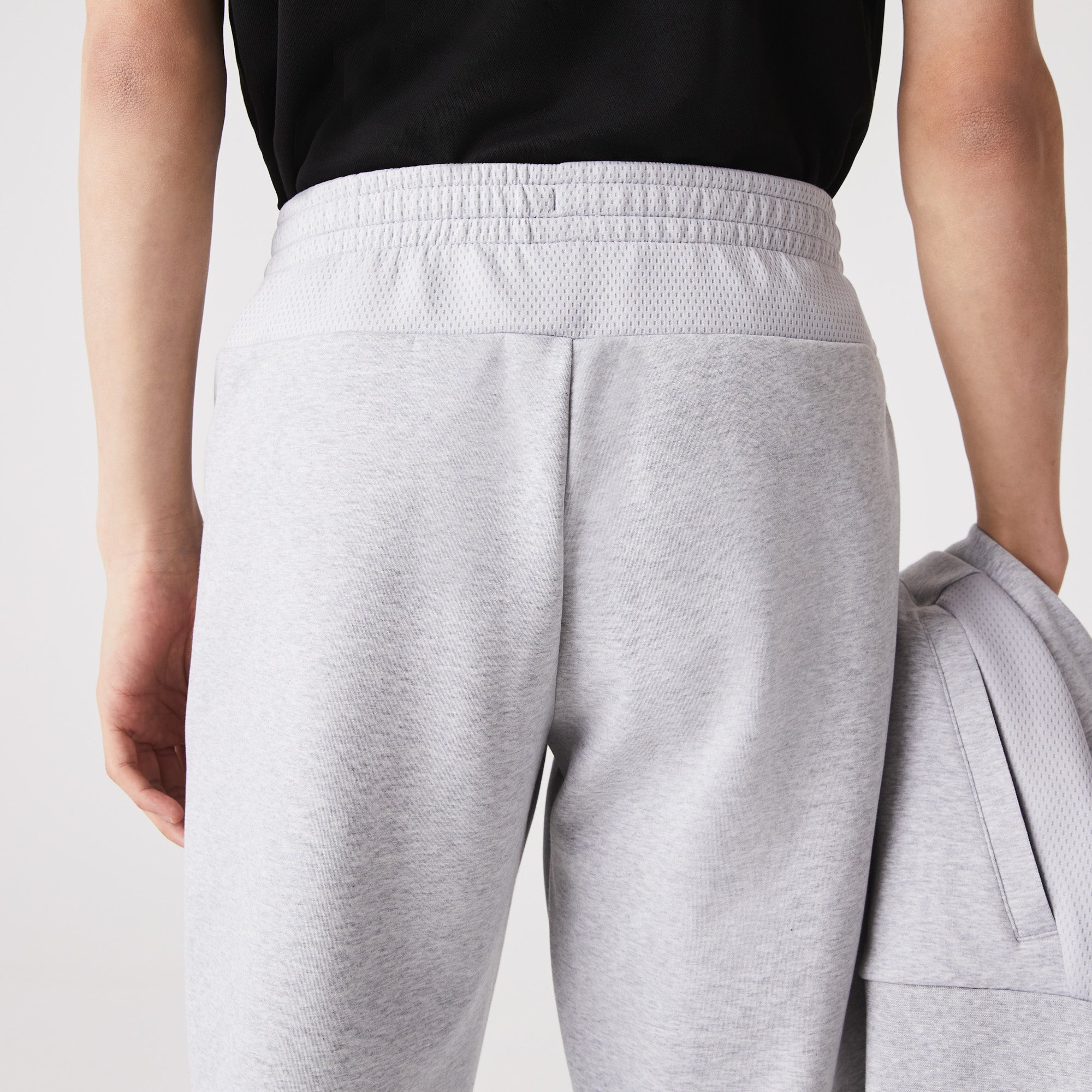 Lacoste trainingsbroek heren met mesh panelen