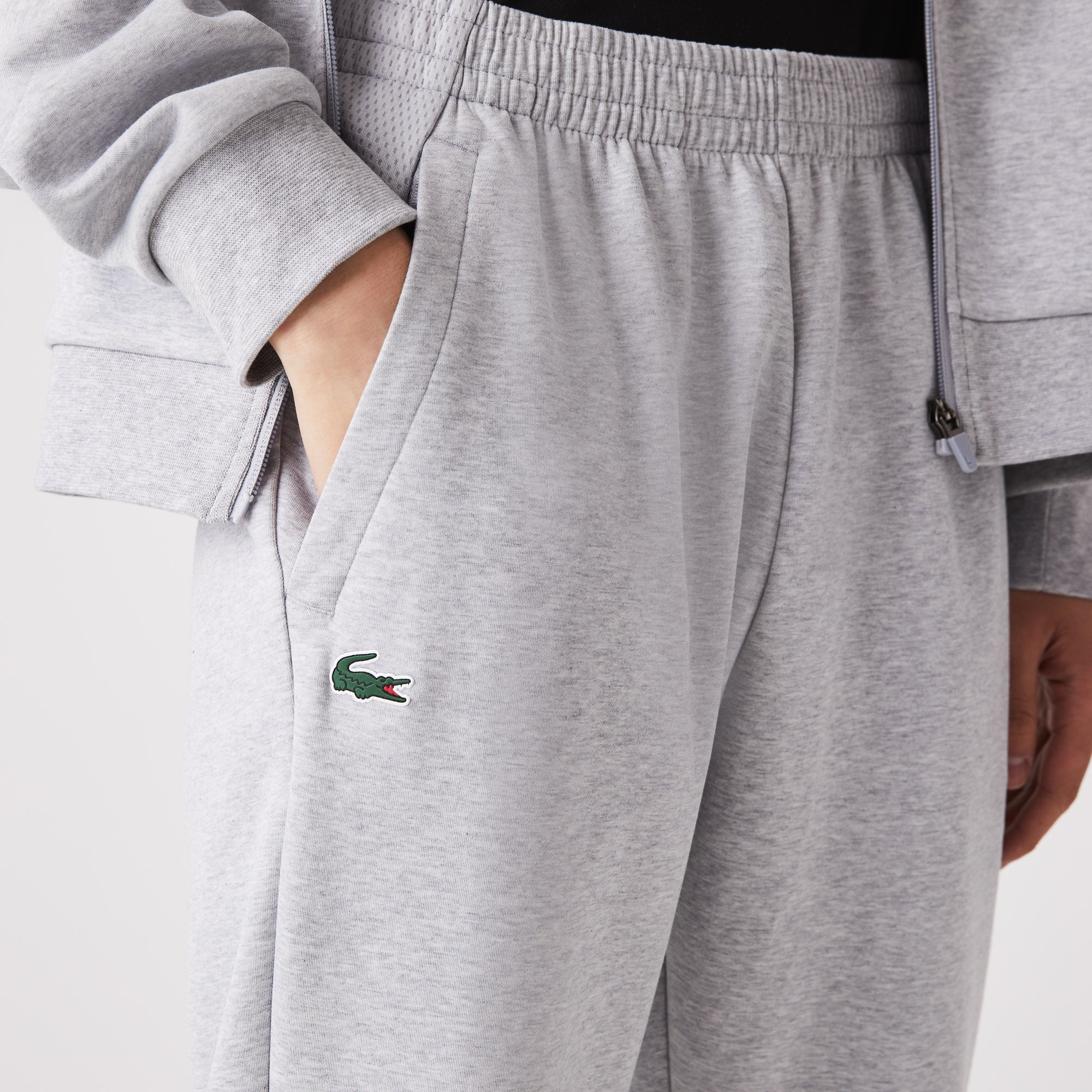 Lacoste trainingsbroek heren met mesh panelen