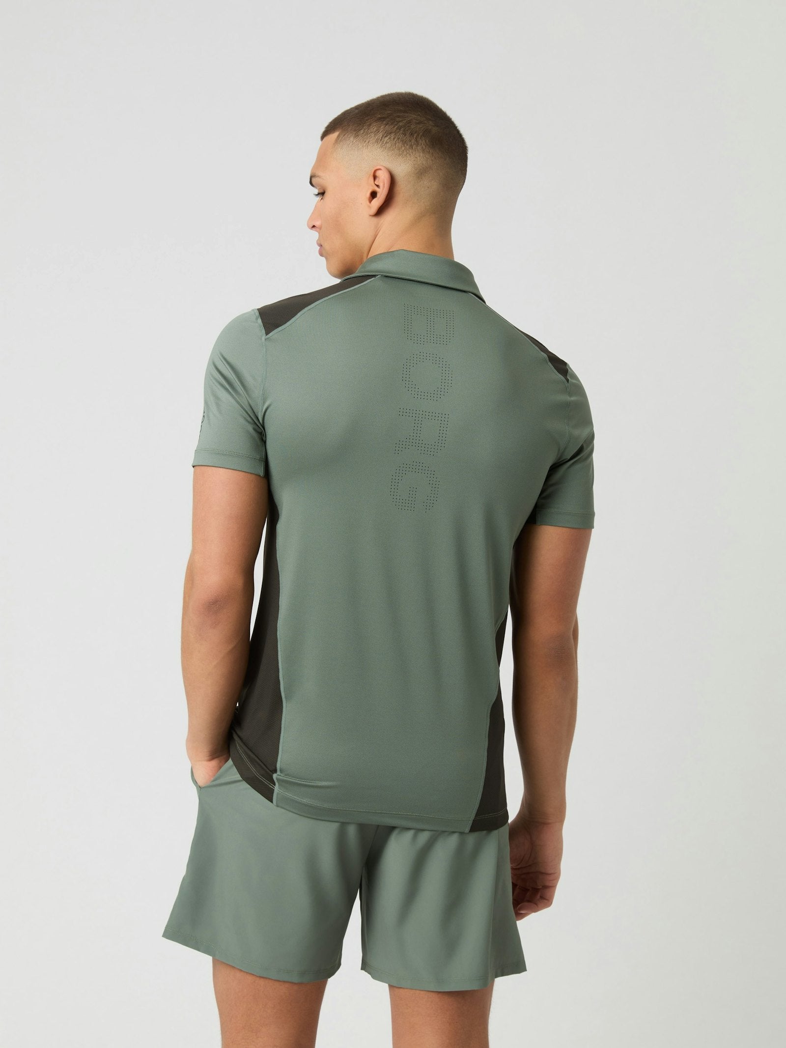 Ace Mesh Panel Polo Shirt