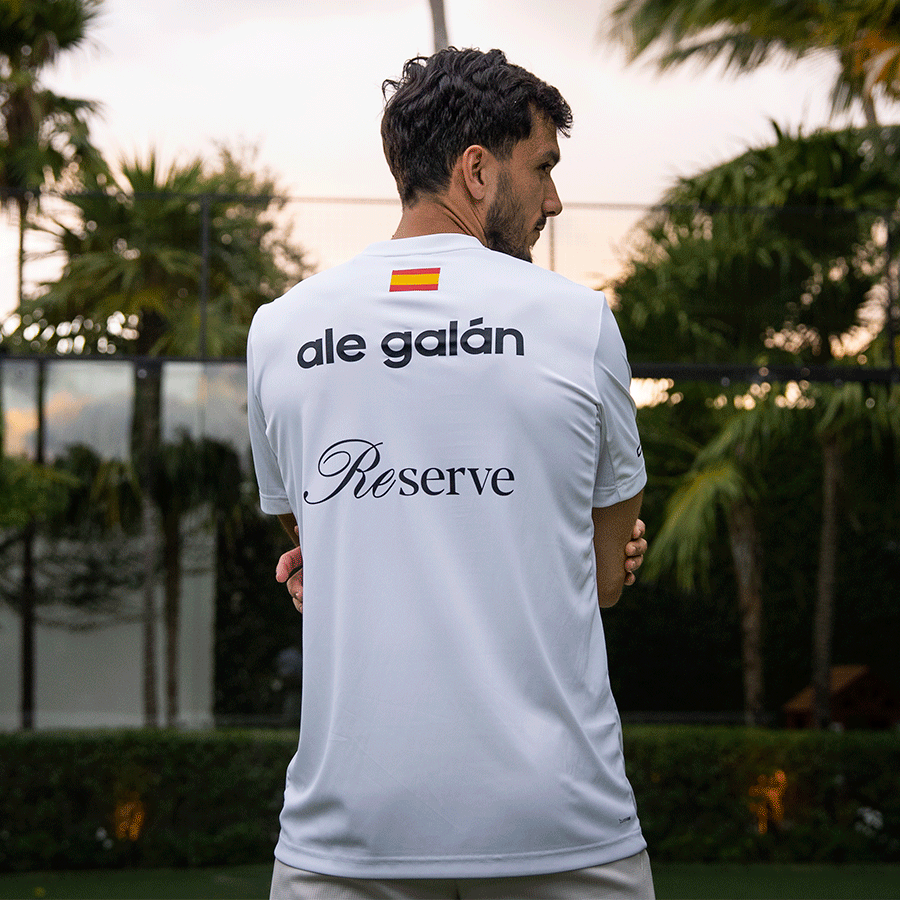 Adidas Ale Galan Tee wit - achterkant